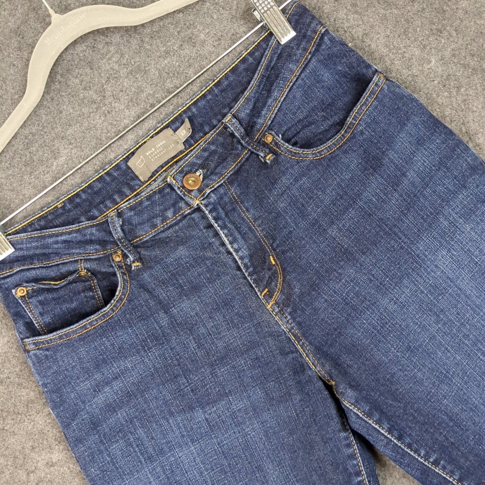 Levis Bold Curve Classic Straight‎ Leg Jeans Dark Wash Blue Stretch Size 12 31